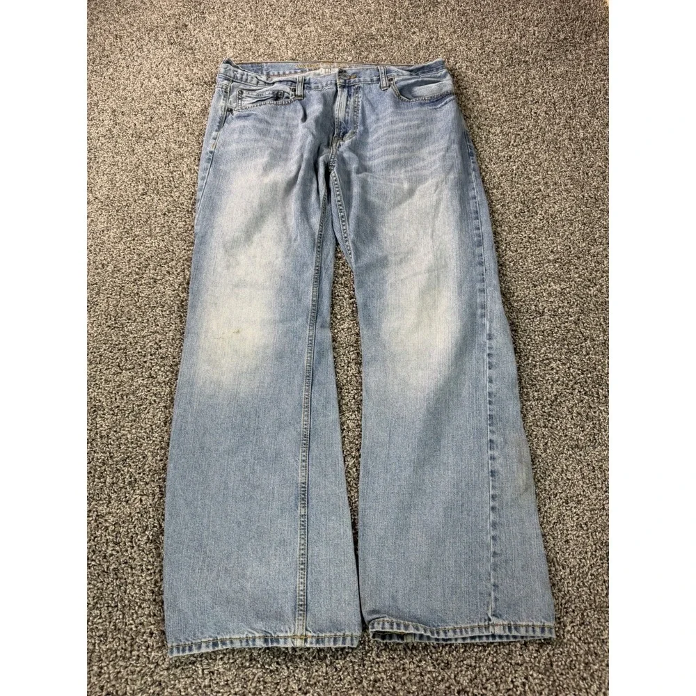 Vintage Y2K American Eagle Original Bootcut Jeans Men's Size 36X32 Blue